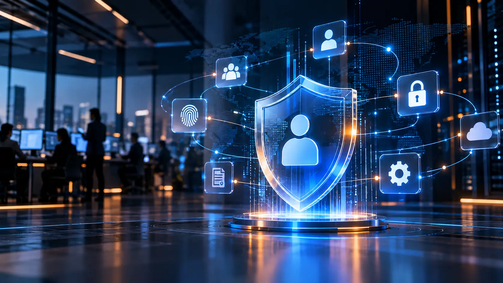 Identity and Access Management Services with secure identity authentication, Cloud IAM, Access Management, and Privileged Access Management (PAM).