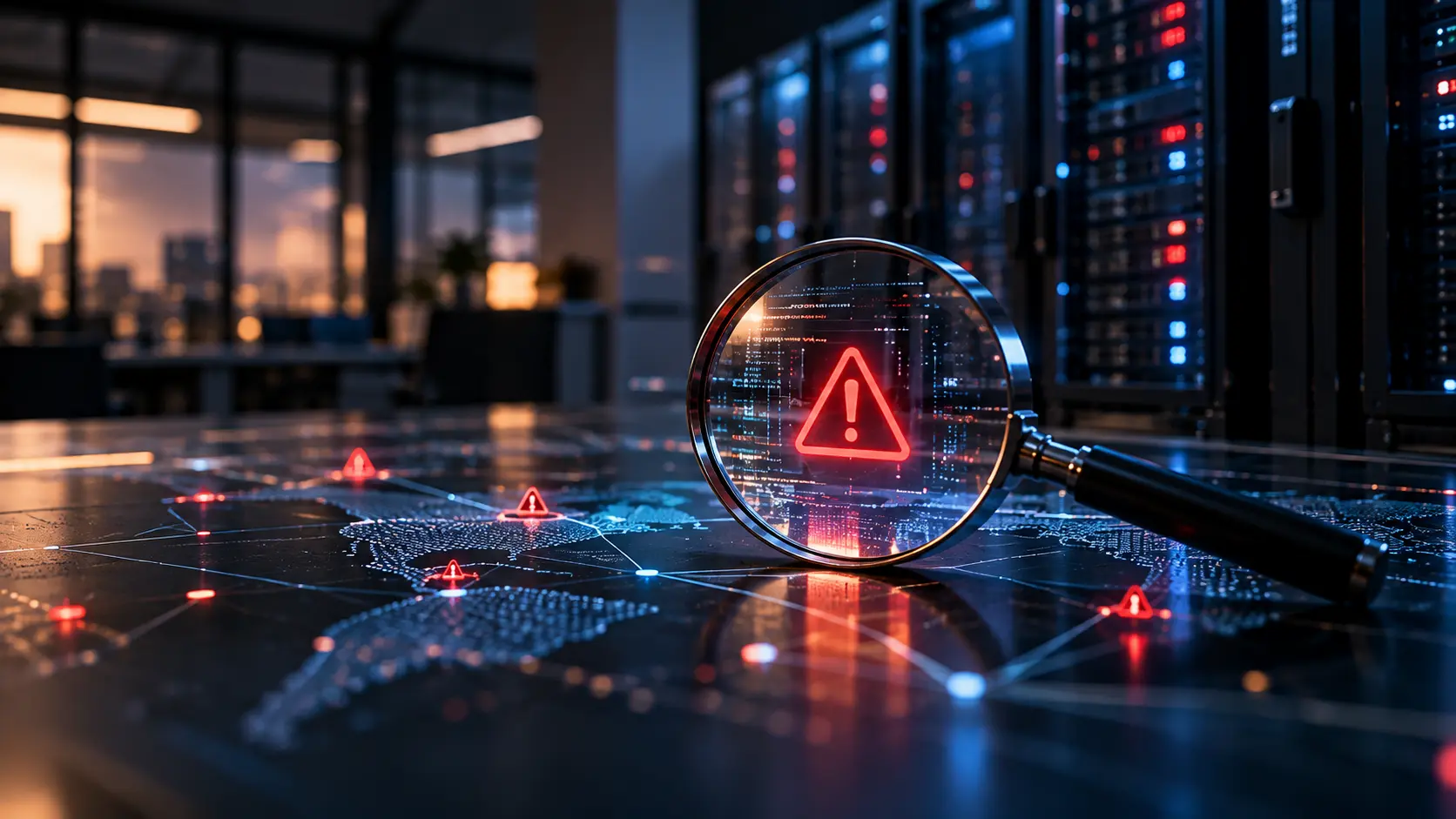 Vulnerability Assessment Services identifying security vulnerabilities across enterprise networks, applications, servers, and IT infrastructure.